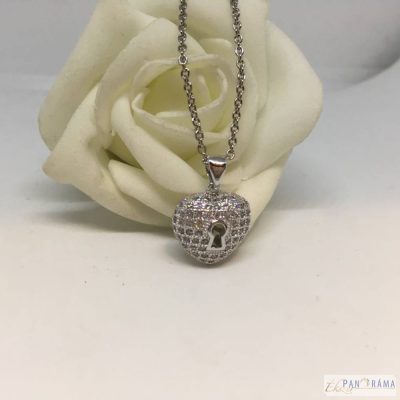 Protek antiallergén nyaklánc white gold filled - Emőke III.