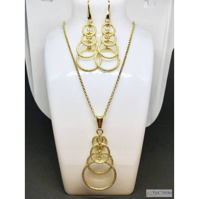 Protek antiallergén nyaklánc és fülbevaló szett