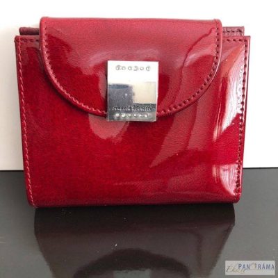 Bőr pénztárca RFID védelemmel - Angela Moretti 44 Red