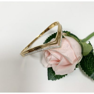  Antiallergén nemes acél karkötő, 18 K Gold bevonattal - Feydra