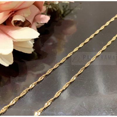  18 K Gold Filled arany színű nyaklánc - Zelma 60