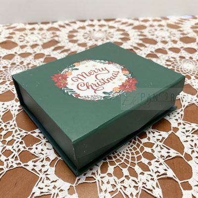 Díszdoboz karácsonyi - zöld