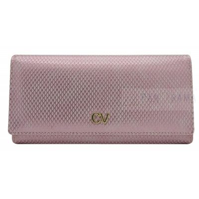 CAVALDI műbőr pénztárca - Púder metál