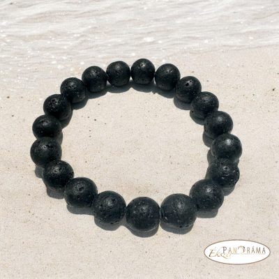 Lávakő ásvány karkötő 10 mm