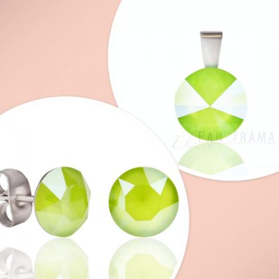 Swanis® kristályos fülbevaló és medál - Galaxi 12. mm