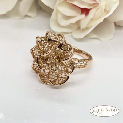 18 K Gold Filled gyűrű - Rózsa