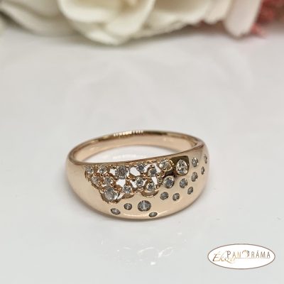 18 K Gold Filled gyűrű - galaxis