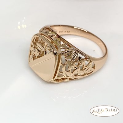 18K Gold Filled pecsétgyűrű - Santos