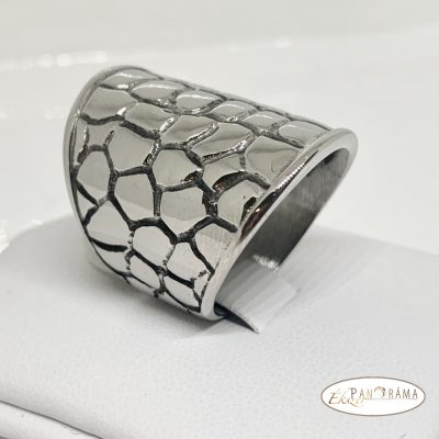 Nemes acél férfi pecsét gyűrű - Rock