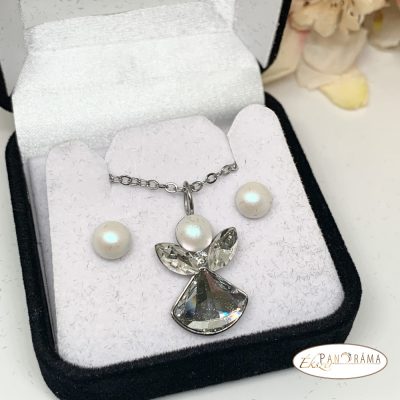 Swanis® eredeti kristály szett - Crysteel Angel persent white