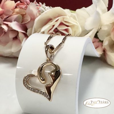 18K Gold Filled nyaklánc medállal - Lovely