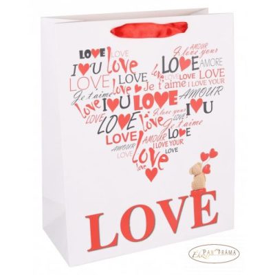 Dísztasak - LOVE 11x14 cm