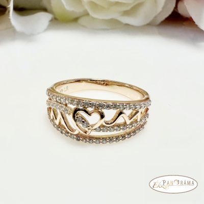 18 K Gold Filled gyűrű - Nicol