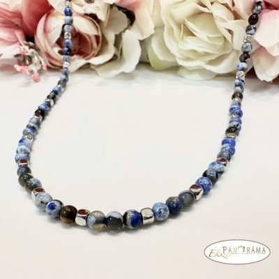 ÁSVÁNYKŐ NYAKLÁNC - Szodalit