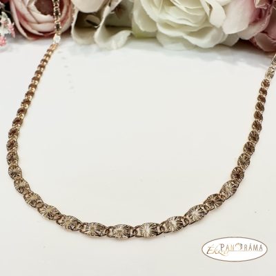  18K Gold Filled, antiallergén nyaklánc - Orchidea 45