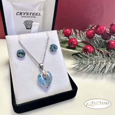 Swanis® eredeti kristályos szett - Christiana Aquamarine