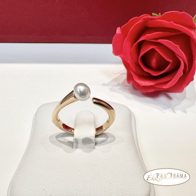 18 K Gold Filled gyűrű - pearl