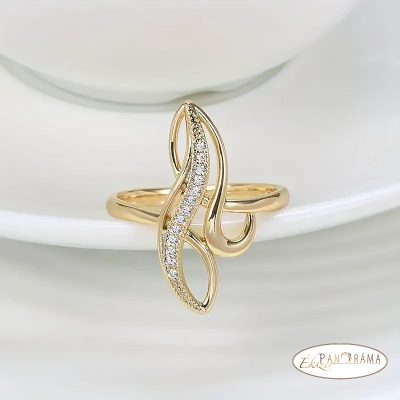 14 K Gold Filled gyűrű - Hana