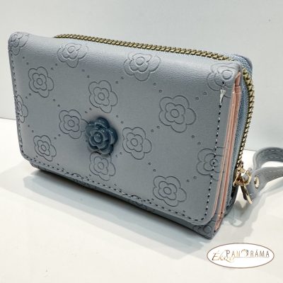 Női pénztárca - ezüst szürke