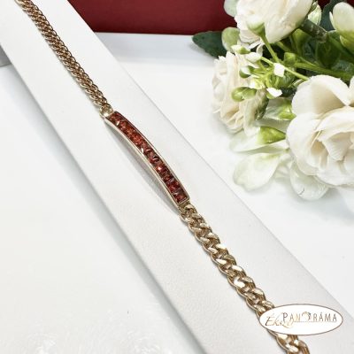 18K Gold Filled karkötő - Elisa red