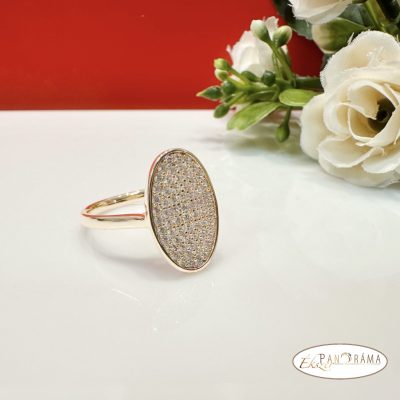 18K Gold Filled női gyűrű - Helka 