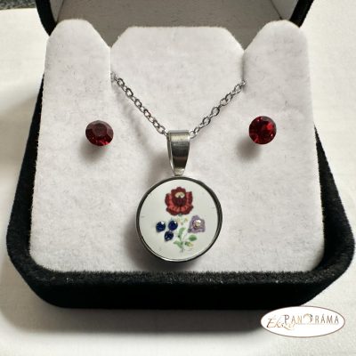 Swanis® kristályos szett- Kalocsai S