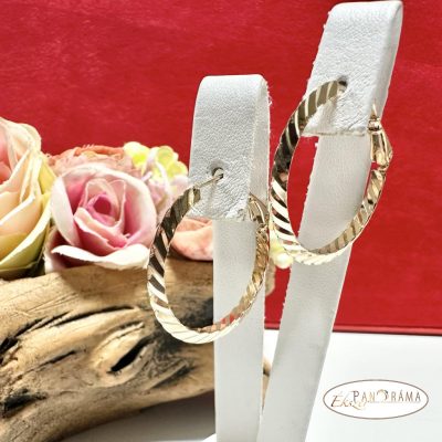  18K Gold Filled karika fülbevaló - Florina