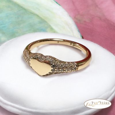  18K Gold Filled női gyűrű - Love
