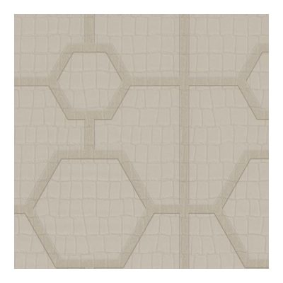 Bézs bőr hatású hatszög mintás tapéta