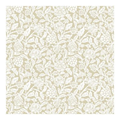 Fiori Country 8 - Fehér nagy virágos tapéta 12347