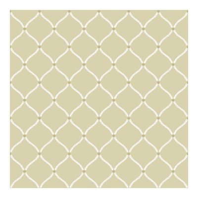 Fiori Country 8 - Világos barna alapon apró levél dekor tapéta