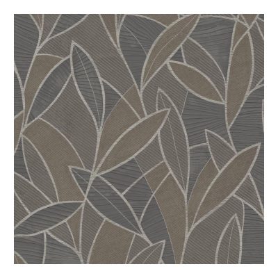 Allure - Barna színű levél mintás tapéta AL26234