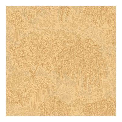 Allure - Sárga színű kert mintás tapéta AL26262