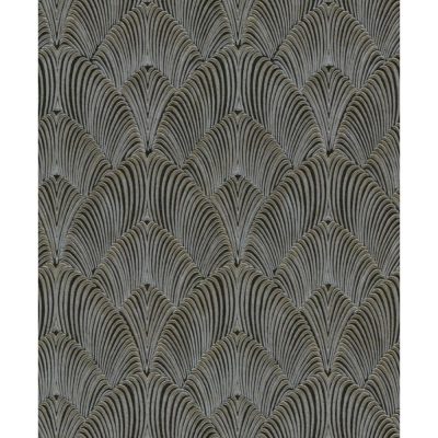 Tradizione - Fekete és arany geometriai mintás tapéta Z21712