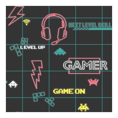 Dream - Gamer fekete-rózsaszín tapéta 13311