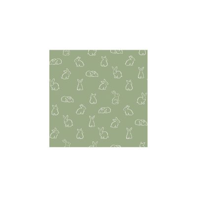 MiniMe - Nyuszis zöld tapéta 17145