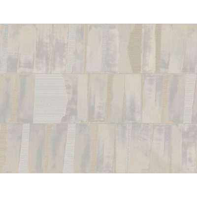 Lamborghini 3 - Szürke-arany geometriai mintás olasz tapéta Z12817