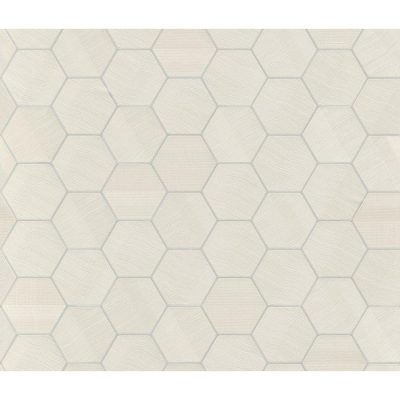 Lamborghini 3 - Fehér hexagon mintás olasz tapéta Z12832