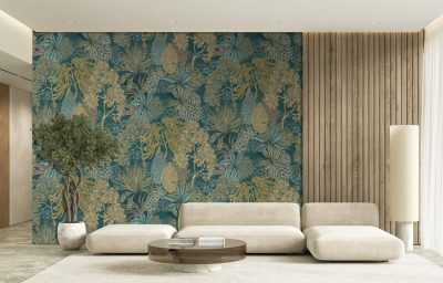 Feature Walls - Smaragd zöld erdő tapéta 2,12x2,8m 