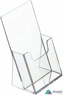Prospektustartó 104 x 201 x 32 mm - asztali