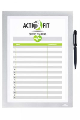 Duraframe NOTE A4 - ezüst (4993-23) jegyzettartó, takarítási naplóhoz