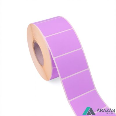 40x25mm THERMO címke - LILA P.2572 (2.000 db/40)