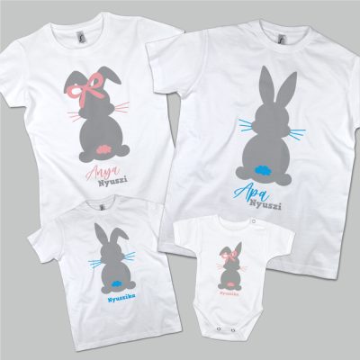 Nyuszi család 4db-os családi szett