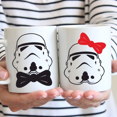 Mr. és Mrs. Rohamosztagos - páros bögre.