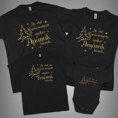 Első karácsony amikor… 4db családi szett