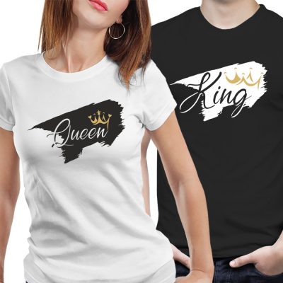 King, Queen - páros póló