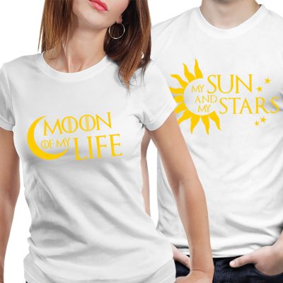 Moon of my life My sun and my stars - páros póló