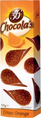 36 Chocola's Crispy Narancs 125g