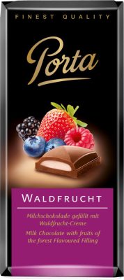 Porta Erdei gyümölcsös Tejcsokoládé tábla 100g