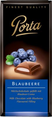 Porta Áfonyás Tejcsokoládé tábla 100g